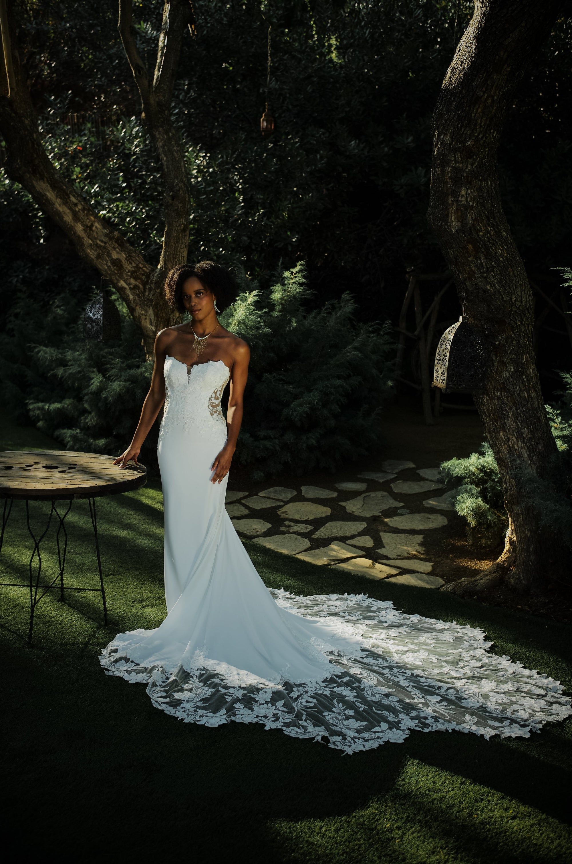 poppy embroidered wedding dress Rebecca Ingram Poppy Wedding Dress